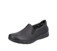 Rieker Damen Slipper schwarz, Größe 37 schwarz