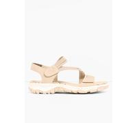 Rieker Damen Klassische Sandalen 68871, Frauen Sandalen,Sommerschuhe,Freizeitschuhe,offene Schuhe,Strandschuhe,beige (62),38 EU / 5 UK