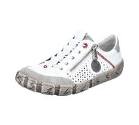 Rieker Damen Low-Top Sneaker L0355, Frauen Halbschuhe,Sportschuhe,Freizeitschuhe,Turnschuhe,Laufschuhe,straßenschuhe,Weiss (80),39 EU / 6 UK