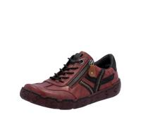 Rieker Damen Schnürschuhe L0363-34 Rot Größe 41