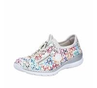 Rieker L3252 90 Damen Sneaker Weiss - Multicolor Weiss 41