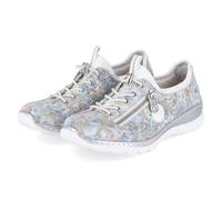 Rieker Slip-On Sneaker L3252-91 Damen MemoSoft ice-multi/weiß-silber Größe 41