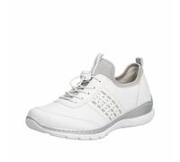 Rieker L3259 80 Damen Sneaker Weiss Weiss 42