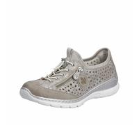 Rieker Damen Low-Top Sneaker L32P6, Frauen Halbschuhe,Sportschuhe,Freizeitschuhe,Turnschuhe,Laufschuhe,straßenschuhe,metallic (90),40 EU / 6.5 UK