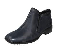 Rieker L3882-15 Doro Comfortable Roomy Fit Ankle Boots in Navy 36 NAVY