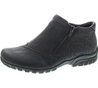 Rieker L46A3-00 Damen Schlupf/Reißverschlussstiefelette Warmfutter, Größe 38