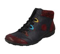 Rieker L6513, Stiefel, Blau (Wine/Navy/Brandy/Azzuro/lorbeer/rot-schwarz), 36 EU (3.5 UK)