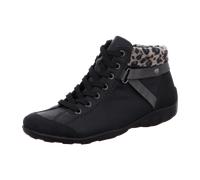 Rieker L6527-02 schwarz/schwarz/smoke/leo-natu Schnürstiefel HW 19/20 für Damen, schwarz, Größe 36 EU