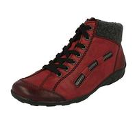 Rieker L6543, Hohe Sneaker, Rot (Wine/anthrazit), 44 EU (9.5 UK)