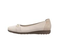 Rieker L9360-60 | Beige Wildleder | Damen-Ballett-Pumps zum Reinschlüpfen, beige, 40 EU