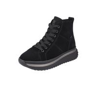 rieker Leder-Sneakers in Schwarz - Größe 36 | Damen Sneakers