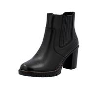 rieker Leder-Stiefeletten in Schwarz - Größe 39 | Stiefeletten