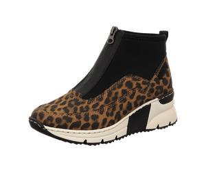 Rieker Leo/ Wildebuk/ Scuba für Damen, animal, Größe 39 EU