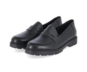Rieker Loafer - Gr. 39 - Schwarz - Synthetik