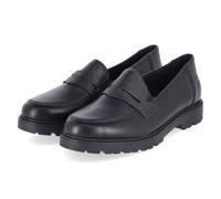 Rieker Loafer Schwarz - Gr. 40 - Leder und Textil