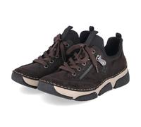 Rieker Low Sneaker - Gr. 36 - Braun - Textil & Synthetik