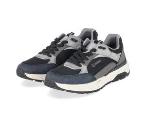 Rieker Low Sneaker - Gr. 41 - Schwarz - Textil & Synthetik