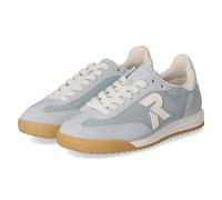 Rieker Low Sneaker - Gr. 42 - Blau - Leder & Textil