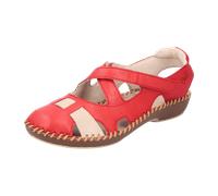 Rieker Damen Halbschuhe M1677-33 rot Gr. 40