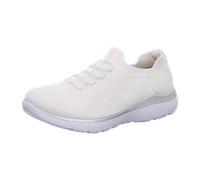 Rieker Damen-Sneaker M5074 Low-Top Textil Weiß Größe 40