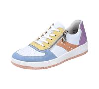 FSK Damen Halbschuhe - Farbe - aqua/weiss/sun/aprikot/blasslila - Größe - 39