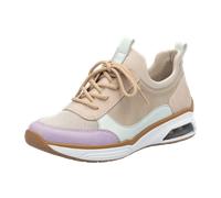 Slip-On Sneaker RIEKER, Damen, Gr. 39, beige (beige, pastell), Lederimitat, Textil, sportlich, Schuhe, Halbschuh, Freizeitschuh, Schlupfschuh mi elastischem Einstieg (49326159-39) beige, pastell