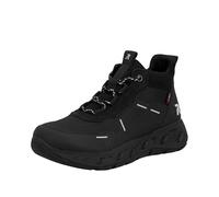 Rieker-Damen-Schnürstiefelette Schwarz-Weiß 42