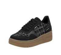 HWK Damen Halbschuhe schwarz/schwarz-weiss/antik - Gr. - 37