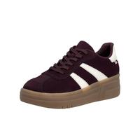 Rieker Damen Sneaker Low Rot, Damen, Größe: 36, Material: Kunstleder/Textil
