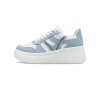 Rieker Damen-Schnürhalbschuh Vegan Blau-Weiß blau40