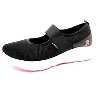 Rieker Mesh 35 Damenschuhe Halbschuhe Slipper Ballerina Schwarz Freizeit, Schuhgröße:42 EU