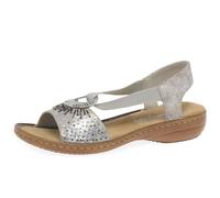 Rieker - Metallic - RKR673 - Farbe: Beige-Silber - Größe: 40 EU, 60880