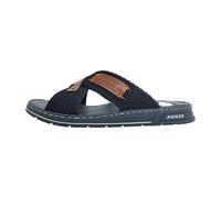 Rieker Herren Pantoletten 21239-14 blau Gr. 41
