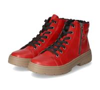 Rieker Damen N0007 Schnürstiefel, Rot, 38 EU Weit