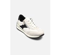 Rieker Damen Sneaker N1210, Frauen Schnürschuhe, lose Einlage,Schnuerer,straßenschuhe,Strassenschuhe,Schnuerung,Weiss Kombi (80),41 EU / 7.5 UK