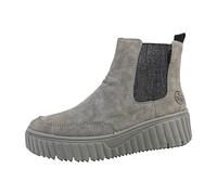 Rieker Damen Chelsea Boots N2553, Frauen Stiefeletten, lose Einlage,winterschuhe,gefüttert,stiefel,bootee,booties,grau (40),37 EU / 4 UK