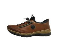 Rieker Slip-On Sneaker Ready2GO Damen Gr. 42 braun Lederimitat/Textil mit MemoSoft