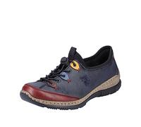 Rieker N3271 Damen - Sneaker blau Kombi, 37 EU