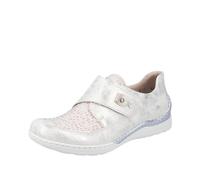 Rieker N3945-40 Damen Sneaker High Synthetik in Silber - Gr. 36