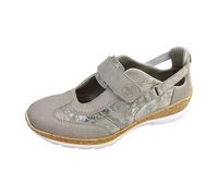 Rieker Damen-Slipper Beige-Grau beige/schlamm38