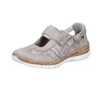 Rieker Damen-Slipper Beige-Grau beige/schlamm40