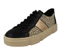 Rieker N5910-62 Multi Multi 5, Schwarz / Beige, 38 EU