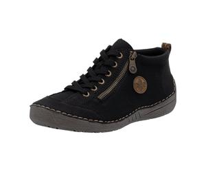 Rieker Nubukino/ Microstretch/ Moreli für Damen, schwarz, Größe 42 EU