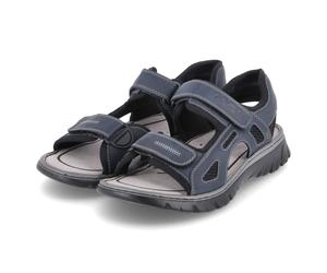 Rieker Outdoorsandalen - Gr. 40 - Blau - Synthetik / Kunststoff