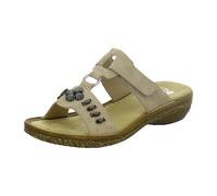 Rieker Pantolette bis 30mm Absatz für Damen, beige, Größe 37 EU