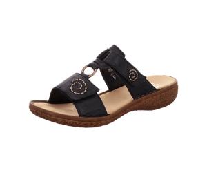 Rieker Pantolette bis 30mm Absatz für Damen, schwarz, Größe 42 EU