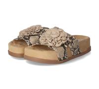 Rieker Pantoletten - Gr. 38 - Beige - Synthetik