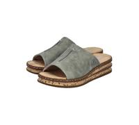 rieker Pantoletten in Grün - Größe 38 | Damen Pantoletten