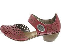 Rieker Pia Womens Open Court Shoes 38 EU Red