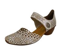 Rieker Pia Womens Open Court Shoes 39 EU Silber